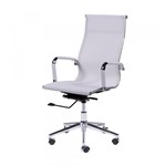 Ficha técnica e caractérísticas do produto Cadeira Office Eames Tela Alta Giratória Branco - Or Design