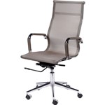Ficha técnica e caractérísticas do produto Cadeira Office Eames Tela Alta Giratória Cobre Ór Design
