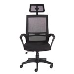 Ficha técnica e caractérísticas do produto Cadeira Office Elegance Presidente Preta