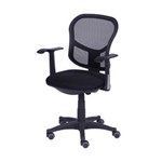 Ficha técnica e caractérísticas do produto Cadeira Office em Tela e Corino 3309 OR Design Preto