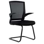 Ficha técnica e caractérísticas do produto Cadeira Office Fixa Base Metal Preta Or Design Or-3314