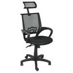 Ficha técnica e caractérísticas do produto Cadeira Office Santiago Encosto Alto Preto - PRETO