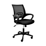 Ficha técnica e caractérísticas do produto Cadeira Office Santiago Preta - Rivatti