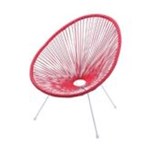 Ficha técnica e caractérísticas do produto Cadeira Or Design Acapulco, OR1160, 66 X 64 X 65 Cm - Blush