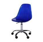 Ficha técnica e caractérísticas do produto Cadeira Or Design Eames DKR Azul , Rodízio