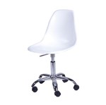 Ficha técnica e caractérísticas do produto Cadeira Or Design Eames DKR Branco, Rodízio