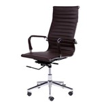 Ficha técnica e caractérísticas do produto Cadeira Or Design Office Eames Esteirinha Alta Giratória Or-3301 Cafe