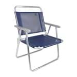 Ficha técnica e caractérísticas do produto Cadeira Oversize Alumínio Azul - Mor 2132