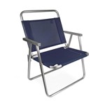 Ficha técnica e caractérísticas do produto Cadeira Oversize Alumínio Azul - Mor