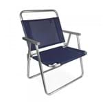 Ficha técnica e caractérísticas do produto Cadeira Oversize Alumínio Azul Mor