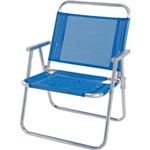 Cadeira Oversize Azul Aluminio Mor CADEIRA OVERSIZE AZUL ALUMINIO MOR CADEIRA OVERSIZE AZUL ALUMINIO MOR