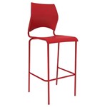 Ficha técnica e caractérísticas do produto Cadeira Paladio Bistrô Vermelha