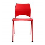 Ficha técnica e caractérísticas do produto Cadeira Paladio Vermelha