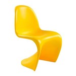 Cadeira Panton Infantil Pequena Amarela ByArt