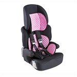 Ficha técnica e caractérísticas do produto Cadeira para Auto 9 a 36kgs Racing Tean Rosa Pink Bolinha Protek Baby