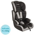 Ficha técnica e caractérísticas do produto Cadeira para Auto Kiddo Company 9 a 36kg - Preto e Cinza