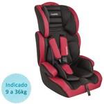 Ficha técnica e caractérísticas do produto Cadeira para Auto Kiddo Company 9 a 36kg - Preto e Vermelho