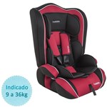 Ficha técnica e caractérísticas do produto Cadeira para Auto Kiddo Voyage 9 a 36kg - Preto e Vermelho