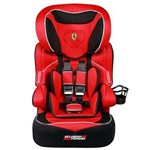 Ficha técnica e caractérísticas do produto Cadeira para Automóvel Ferrari Beline SP Fúria - 9 a 36 Kg - Vermelho/Preto