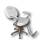 Ficha técnica e caractérísticas do produto Cadeira para Cabeleireiro Luana Reclinável LX Branco Facto