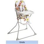 Ficha técnica e caractérísticas do produto Cadeira para Refeição Alta Standard Girafas - Galzerano - Branco/Laranja