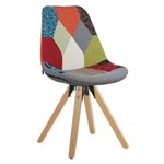 Ficha técnica e caractérísticas do produto Cadeira Patchwork Charles Eames Modern Soft em PP