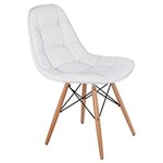 Ficha técnica e caractérísticas do produto Cadeira Pé Palito Brilho Fullway - 85x47x52 Cm - Branco