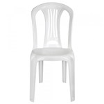 Ficha técnica e caractérísticas do produto Cadeira Plástica Bistro Branca Mor Suporta Até 182 Kg