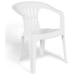 Ficha técnica e caractérísticas do produto Cadeira com Bracos Atalaia Branco
