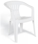 Ficha técnica e caractérísticas do produto Cadeira Plastica Branca Atalaia 92210/010 Tramontina