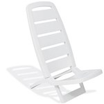 Ficha técnica e caractérísticas do produto Cadeira Plástica Guaruja Branca