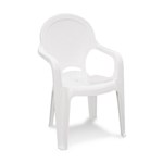 Ficha técnica e caractérísticas do produto Cadeira Plástica Infantil Tique Taque Branca - Tramontina