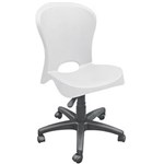 Ficha técnica e caractérísticas do produto Cadeira Plástica Jolie Branca com Rodízios Summa Tramontina