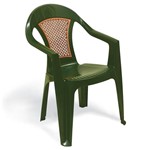 Ficha técnica e caractérísticas do produto Cadeira Plástica Malibu Verde 92230280 Tramontina