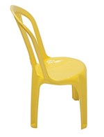 Ficha técnica e caractérísticas do produto Cadeira Plastica Monobloco Atlantida Economy Amarela