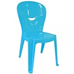 Ficha técnica e caractérísticas do produto Cadeira Plastica Monobloco Infantil Vice Azul - Tramontina