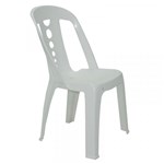 Ficha técnica e caractérísticas do produto Cadeira Plastica Monobloco Jatiuca Branca - Tramontina