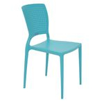 Ficha técnica e caractérísticas do produto Cadeira Plastica Monobloco Safira Azul