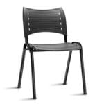Cadeira Plastica Plus Preto (Kit 10 Peças)