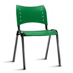Ficha técnica e caractérísticas do produto Cadeira Plástica Plus Verde (Kit 10 Peças)