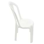 Ficha técnica e caractérísticas do produto Cadeira Plástica Sem Braço Branca - Atlântida - Tramontina