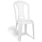 Ficha técnica e caractérísticas do produto Cadeira Plástica Tramontina Atlântida, Branca - 92013010
