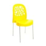 Ficha técnica e caractérísticas do produto Cadeira Plástico Deluxe Amarelo 85x41cm