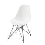 Cadeira Plástico Wire Branco 83x47cm