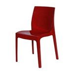 Ficha técnica e caractérísticas do produto Cadeira Polipropileno Ice OR Design Vermelho - Vermelho