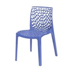 Cadeira Polipropileno Vazado Gruvyer OR Design Azul