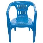 Ficha técnica e caractérísticas do produto Cadeira Poltrona Atalaia Plástico Azul 92210070 Tramontina