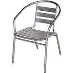 Ficha técnica e caractérísticas do produto Cadeira Poltrona em Alumínio Mor