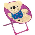 Ficha técnica e caractérísticas do produto Cadeira Poltrona Infantil Dobrável Lua Ursinhos 2086 Mor - Purpura