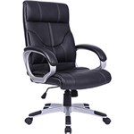 Ficha técnica e caractérísticas do produto Cadeira Presidente 6176H Preta - Classic Home